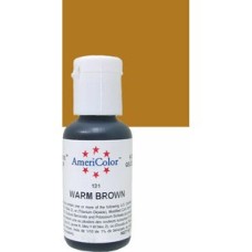 131 COLORANT ALIMENTAR WARM BROWN AMERICOLOR 21GR